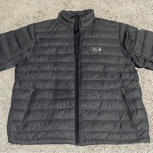 Mountain Hardwear Men's Charcoal Puffer Jacket
